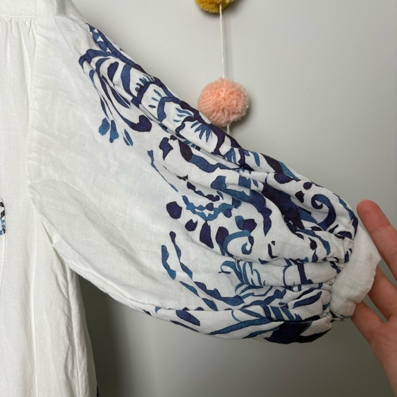 Anthropologie Maeve The Irene Linen Shirt Maxi Dress - Picture 5 of 14